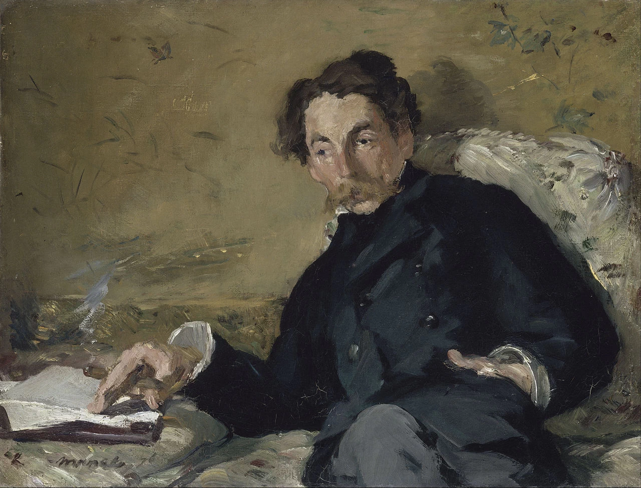  314-Édouard Manet, Ritratto di Stéphane Mallarmé, 1876-Museo d'Orsay, Parigi 